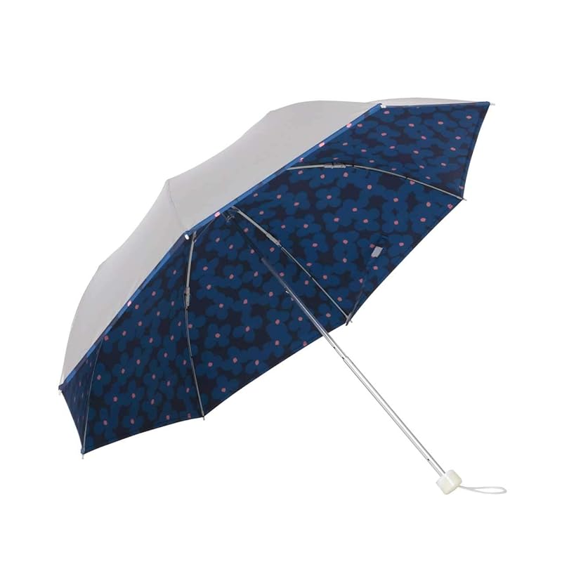 

parasol lightweight folding ladies For both rain and shine UV cut shading heat shield Cool Umbrella [LIEBEN-0590(0577)] (Blue poppy)