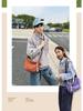 Korean Style Large Capacity Corduroy Shoulder Crossbody Bag - Simple & Fashionable Underarm Design