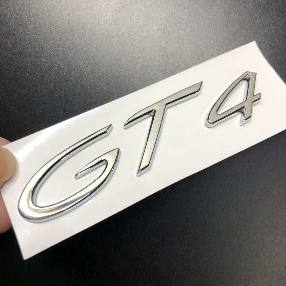 Cayears GTS GT1234 RS ABS Kunststoffen Sticker Badge Decals Racing Embleem Geschikt Na 2012 Voor Porsche Auto Carrosserie Achterklep