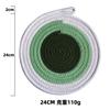 Contrasting cotton rope placemat pastoral thickened thermal insulation pad cotton and linen woven table mat household heat-resistant and anti-scalding