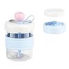 Practical Plastic Cold Brew Maker With Presses Ice Function Office Cold Brew Coffee Cup for Home and Travel