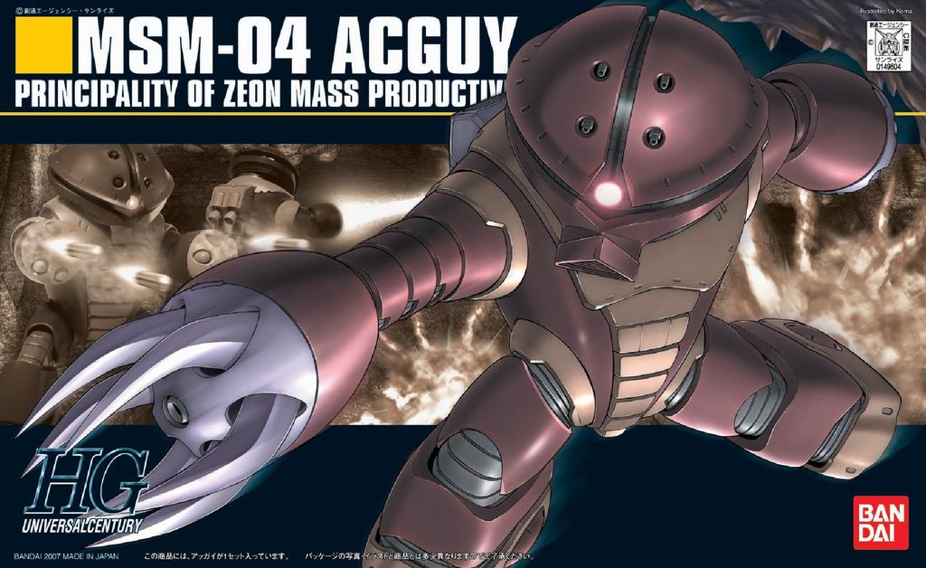 Gunpla HGUC Acguy Suit 1/144 MSM-04 (Mobile Gundam)