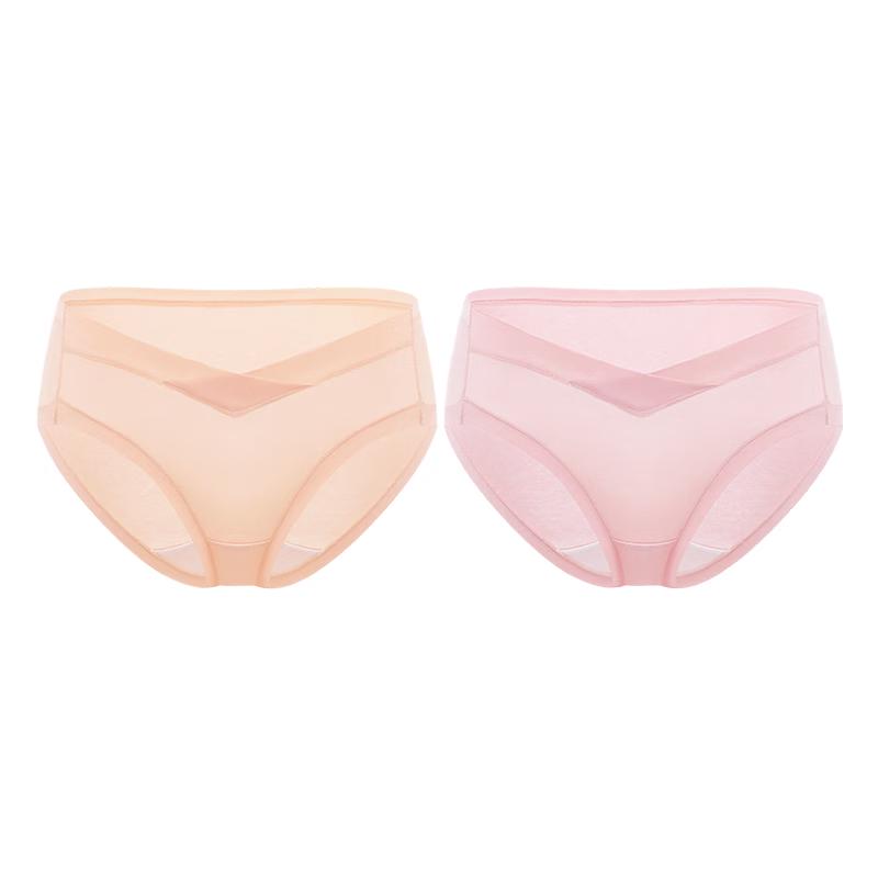 

Низкопосадочные хлопковые трусики для беременных PurCotton L