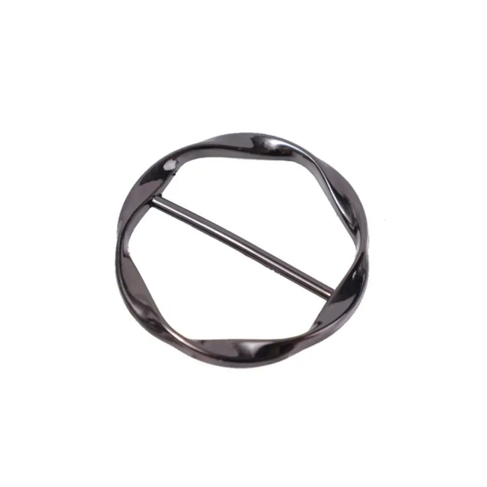 1Pc Scarf Buckle Scarf Ring Shawl T-Shirt Clip Brooch Waist Buckle Silk Clasp Clips Fashion Jewelry