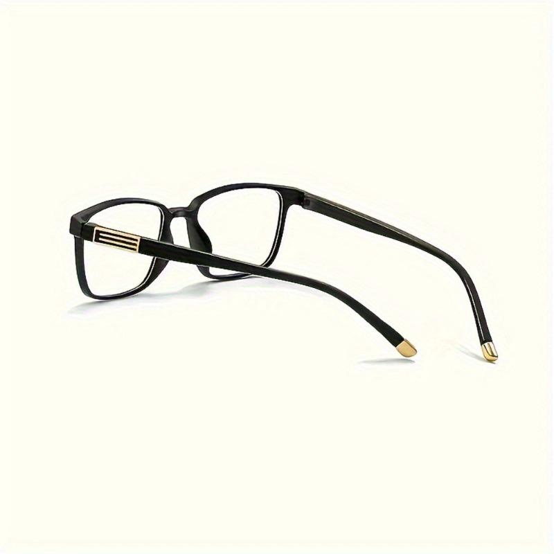 2pcs Ultra Light Simple Square Frame Anti Blue Light Reading Glasses +100°~400°