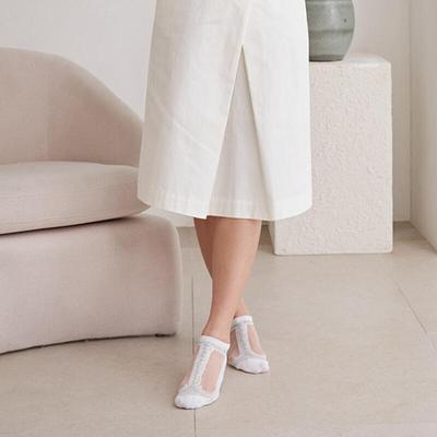 SSRU050_Elegance Short-sleeved See-through Socks