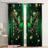 2pc    Party Window Curtains Butterfly Machine Washable Polyester  Without Electricity Spring Party & Holiday Decor Perfect for