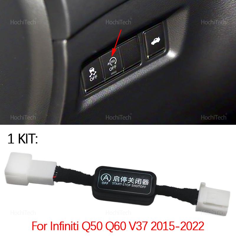 For Infiniti Q50 Q60 V37 2015 2016 2017 2018-2022 Auto Start Stop Engine System Off Eliminator Stop Start Canceller Plug Cable