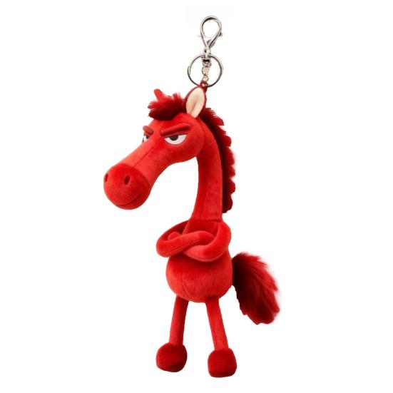 Horse Pendant Plush Material Bag Keychain 2026 Year of Horse Pendant Soft Texture Horse Charm Handbag Decoration