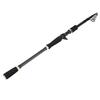 Black Carbon Fiber Fishing Rod Ultra Light Portable Travel Pole Pikestaff Handle(Casting 2.7M)