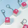 Mechanical Keyboard Keycap Fidget Toy with Light-up Effect Relieve Boredom & Stress Relief Finger Button Mini Clicker Sensory Pocket-sized Keyboard