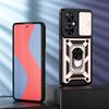 KEYSION Shockproof Case for Huawei Nova 11 Pro 11i 10 SE Slide Camera Lens Protection Ring Stand Phone Cover for Huawei Nova Y61