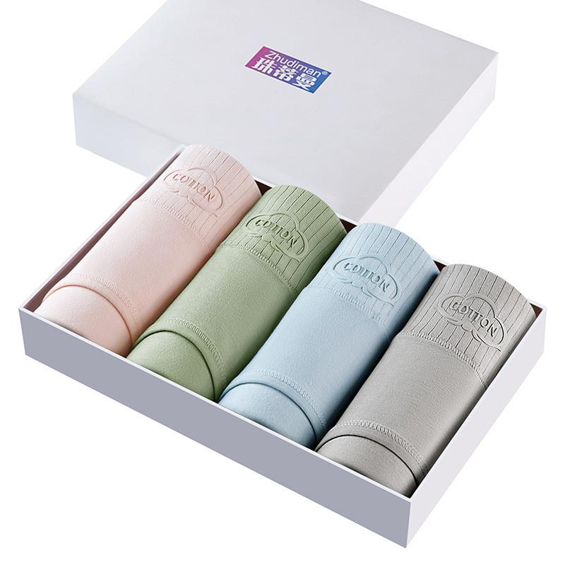 

Cotton Womens Fashionable Midrise Underwear Set Of 4 In Vibrant Colors For Yearround Comfort Elegant Pink Blue,XXL