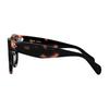 Celine Logo Design Acetate Irregular Shape Sunglasses Unisex Sunglasses Brown CL4004IN55K