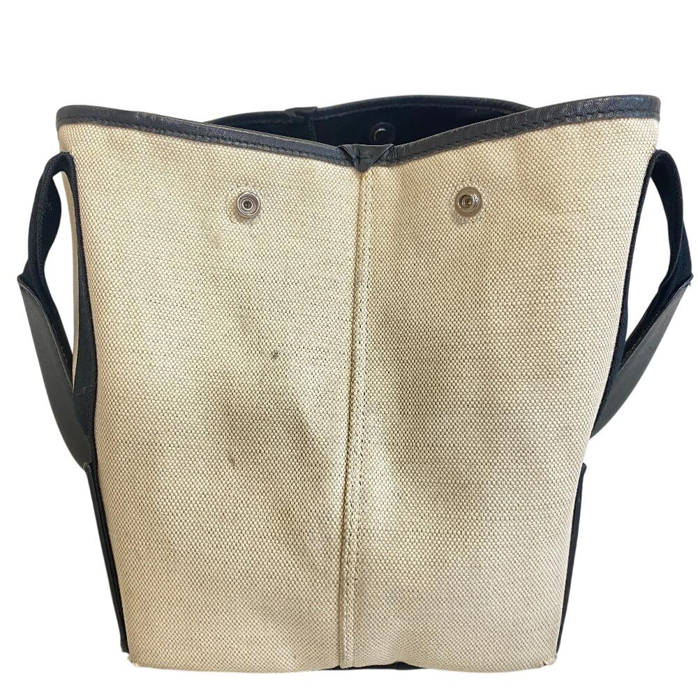 Balenciaga 339933 Borsa in tela Blu kabas S Borsa a mano Tela avorio Donna Usato