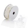 F26C 21Yards Leaves Ribbon 40mm Wide Wrapping Ribbons for Wedding Christmas Packaging