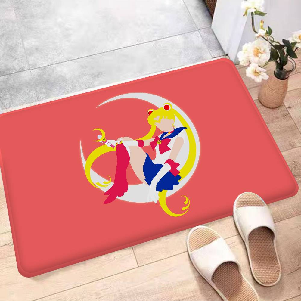 

Japanese Cartoon S-Sailores-Moon Floor Mat Nordic Style Home Doormat Bathroom-Toilet Mats Bedroom Hotel Decor Mat 40x60 cm
