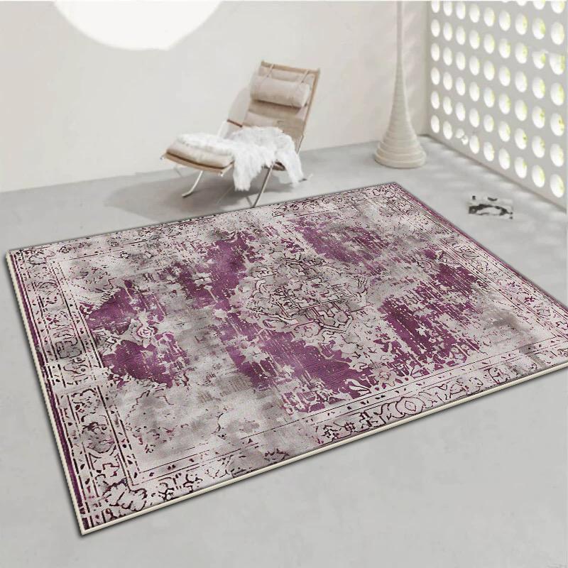 Amerikanischer Stil Persien Großer Teppich Wohnzimmer Dekoration Zuhause Sofa Bereich Teppiche Schlafzimmer Garderobe Fußmatte Waschbar Rutschfest