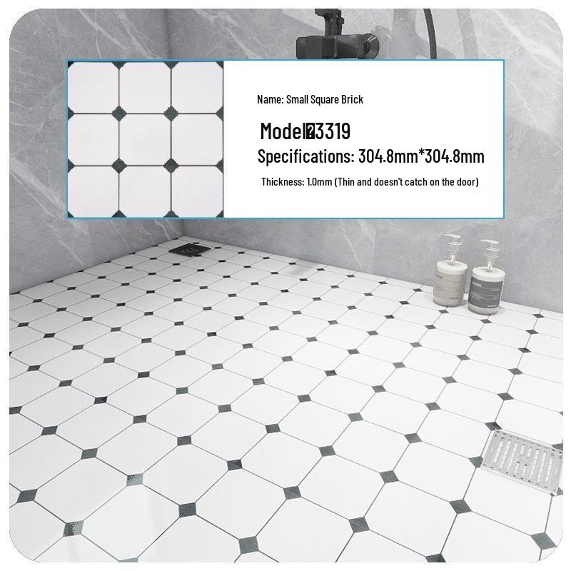 PVC Self-Adhesive Waterproof Stone Plastic Floor Sticker for Bathroom and Kitchen