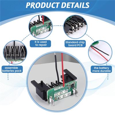 AD23-DCB120 Płytka drukowana obwodu zabezpieczającego ładowanie baterii do wiertarki elektrycznej 12V 10.8V Li-