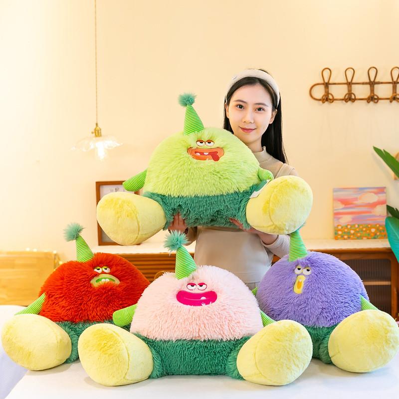 Monster Soft Bigfoot Plush Toy Doll Backrest Pillow Childrens Birthday Gift