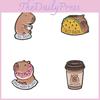 Animal Versatile Capybara Pins Set Perfect For Collectors Looking For Unique Pieces Decorative