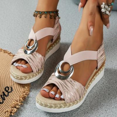Women Slipper Woman Summer Flat Heel Roman Shoes Low Heels Sandals Footwear 2024 Women's Gladiator Open Toe Beach Ladies