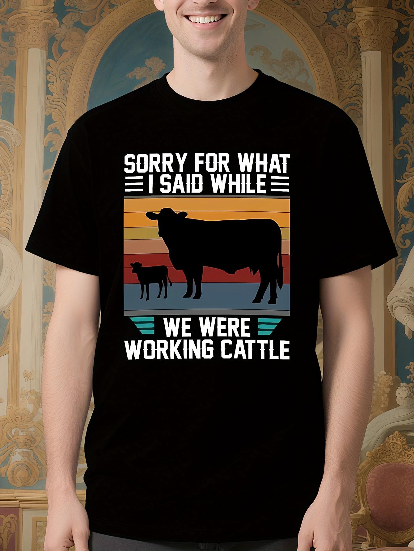 Funny Tshirt Funny Farming Tshirt - Sorry for What I Said... XL