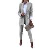 Two Pieces Blazers Clothing Sets for Women Autumn Spring Office Lady Elegant Blazer Suits Long Sleeve Coats and Pencil Pants
