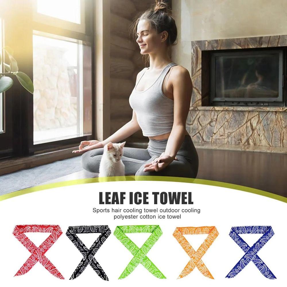 Sun Protection Cooling Scarf Wristband Cooling Bandana Fashion Sports Headband  Outdoor