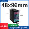 Dual Output SSR and Relay CH102 CH402 CH702 CH902 2 ALarms  LCD Digital PID Intelligent Temperature Controller 100-240VAC
