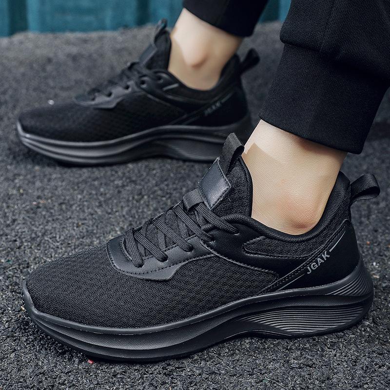2025 spring and summer large size 50 new breathable mesh lightweight shock absorber sports shoes fitness jogging shoes foreign trade casual shoes