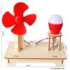 Diy Handmade Wooden Wind Generator Model Kids Science Toy Funny Technology Physics Kit Educational Toy For Children Learning Toy