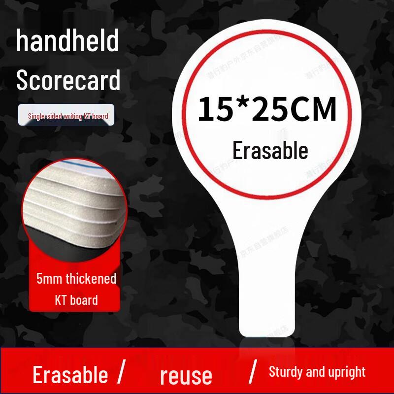 Erasable Handheld Referee Scoreboard