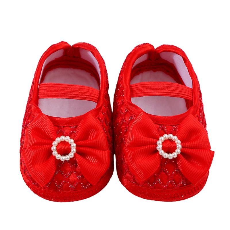 Baby Princess Shoes Bowknot Decoration Toddler Shoes