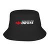 Ddjis Drone Pilot Logo Bucket Hat For Women Fisherman Hats Casual Hunting Caps Foldable Hawaii Design Visor Hats