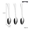 Thickened Stainless Steel Long Handle Spoons (3-Pack)