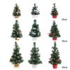 20/30/40cm Christmas Tree Mini Small Pine Tree Sisal Placed In The Desktop Ornaments New Year Xmas Party Decoration Navidad