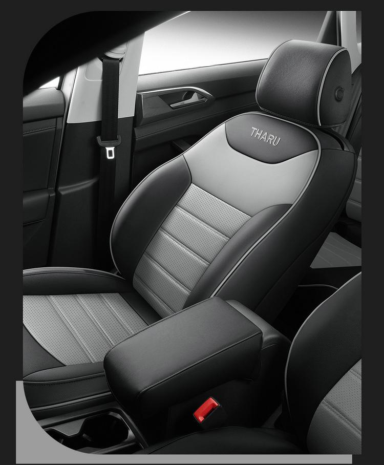 2024 Model Crescent Edition VW Tharu Seat Cover - 300TSI 2WD, Full Surround, All-Season Universal Cushion Set