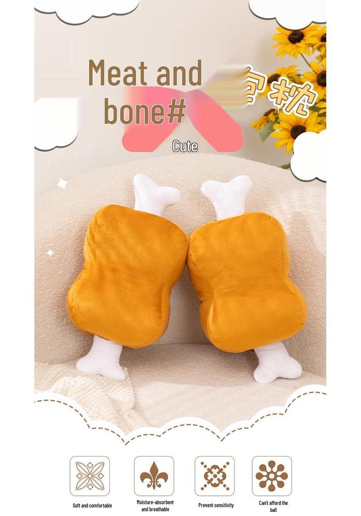 Creative Chicken Leg Plush Pillow: Soft Cushion Doll for Children's Comfort