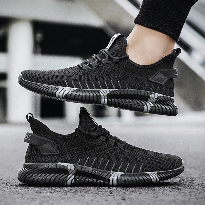 Men's Flying Weaving Internet Celebrity Sports and Leisure Trendy Sneakers Running Shoes