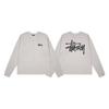 Stu American Style 2026 Collection Waffle Knit Long Sleeve Tee Oversized Washed Raglan Men