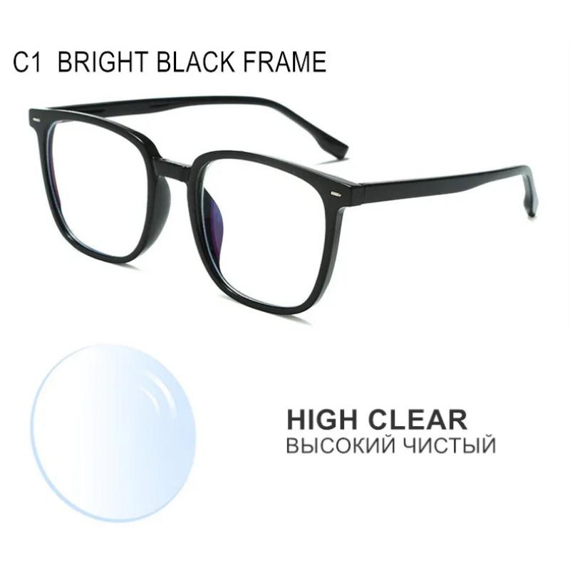 

Рецептурные очки для мужчин и женщин TR90, очки для близорукости или астигматизма, сфера от -0,5 до -10, цилиндр от -0,5 до -2,0 F124 -75(-0.75)