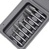 Set of 8 Tungsten Steel Carbide Bits for Rotary and Cutter for and Includes a Storage Metalworking, Burrs, Drills, Double-Cut Woodworking, Drilling,