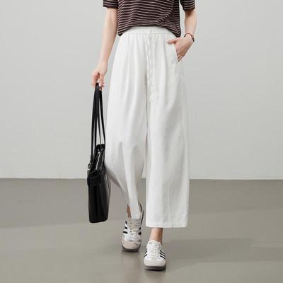 ESE-Y Women's Lyocell Cotton Linen Harem Pants