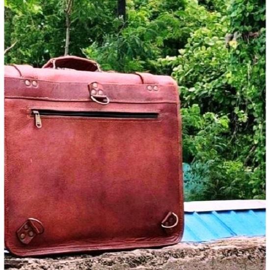 Портфель для ноутбука для мужчин и женщин из натуральной кожи — фото 8