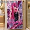Beach TowelLady Gaga Custom Name Text Personalized Soft Towel for Beach Pool Indoor Home Decor Gift
