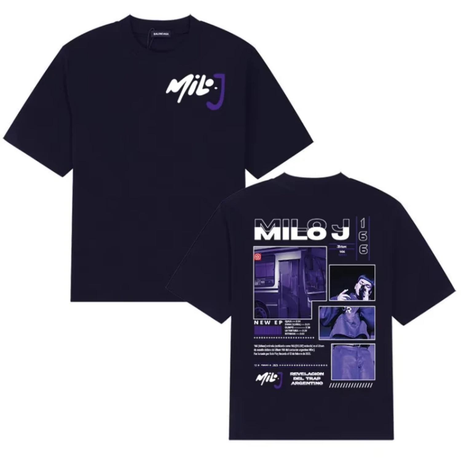 

Rapper Milo J 166 Album Graphic T Shirt Men s Hip Hop Gothic Retro Short Sleeve T-shirt Clothing Fashion Cozy Cotton Tshirt Tops XXXXXL