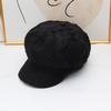 Retro hole old octagonal hat children early autumn beret versatile temperament elegant face little painter hat