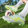 32-45 Men's Large Size Football Shoes Kids Low Top Short Nail Outdoor Anti-slip Football Boots